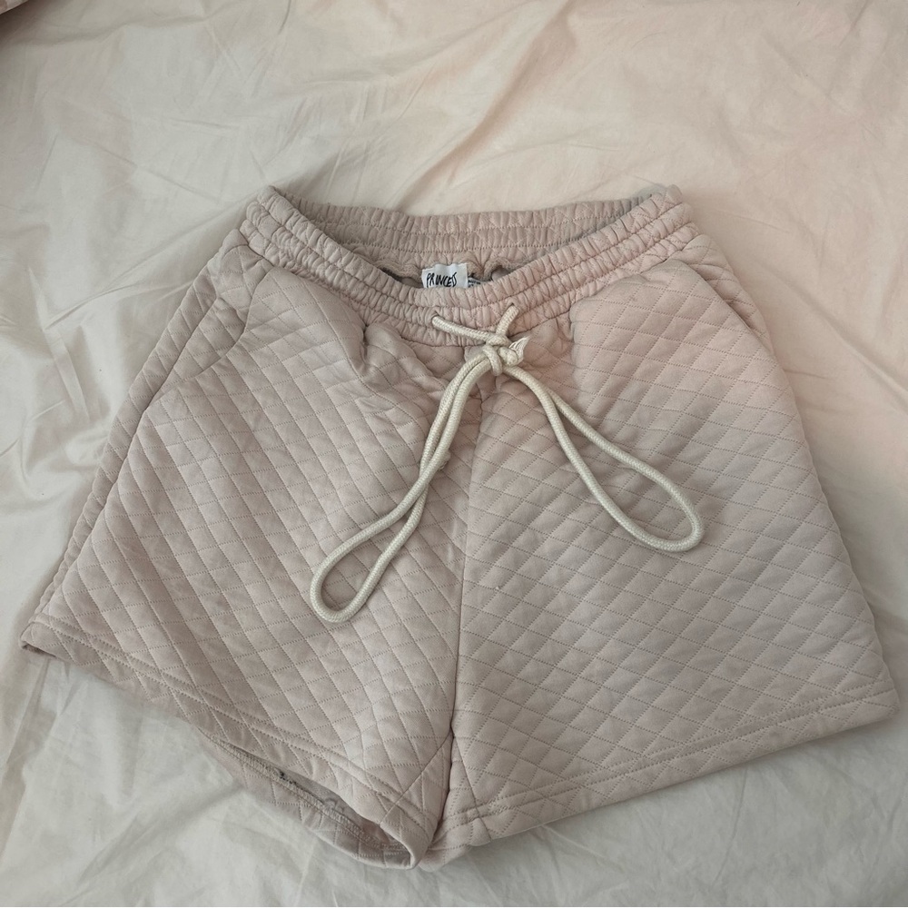 Princess Polly Quilted Beige Shorts